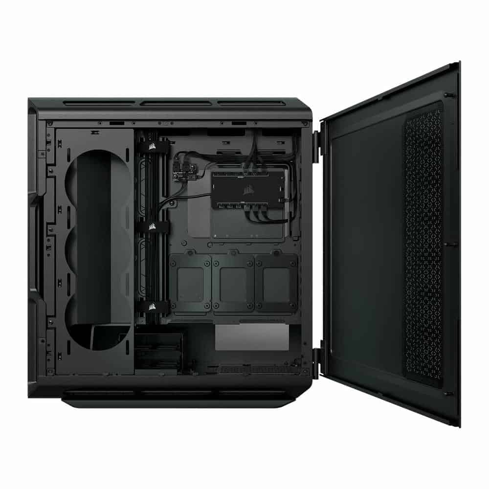 (image for) Corsair iCUE 5000T RGB Black Mid Tower Tempered Glass PC Gaming Case